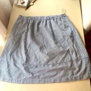 J. Crew Midi Striped Skirt